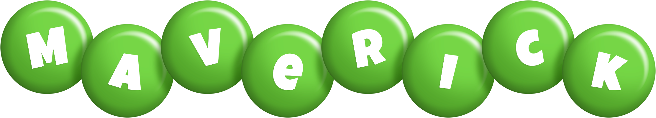 Maverick candy-green logo