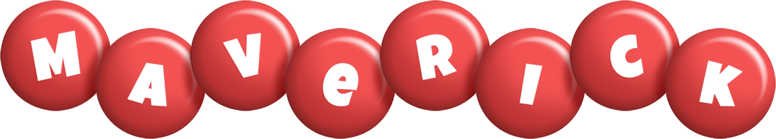 Maverick candy-red logo