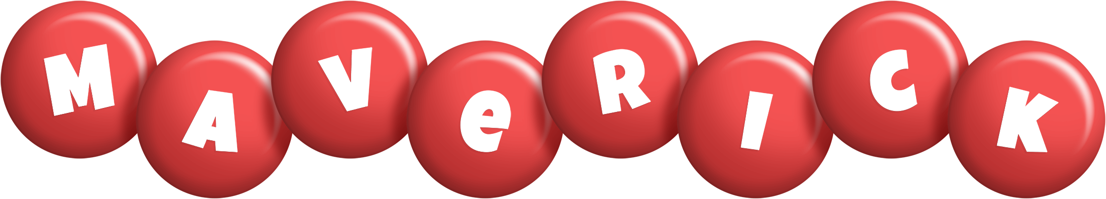Maverick candy-red logo