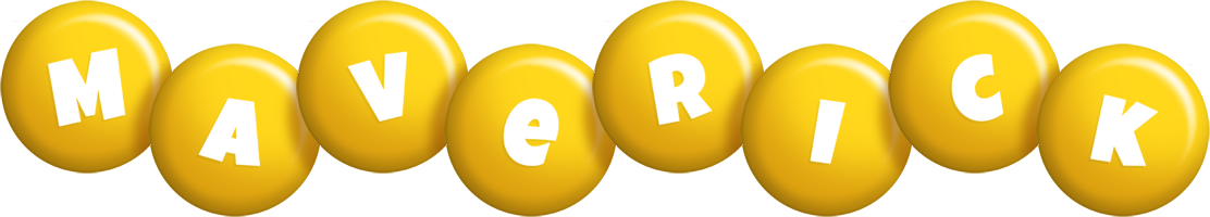 Maverick candy-yellow logo