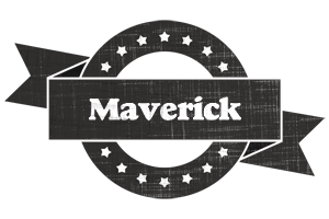 Maverick grunge logo