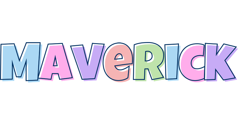 Maverick pastel logo