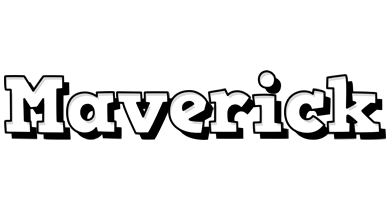 Maverick snowing logo