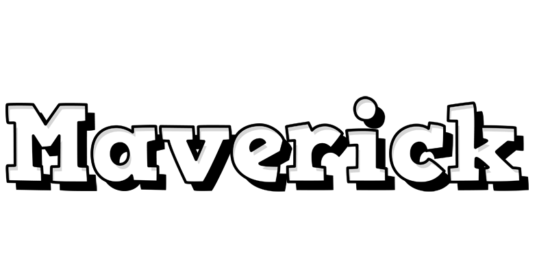 Maverick snowing logo