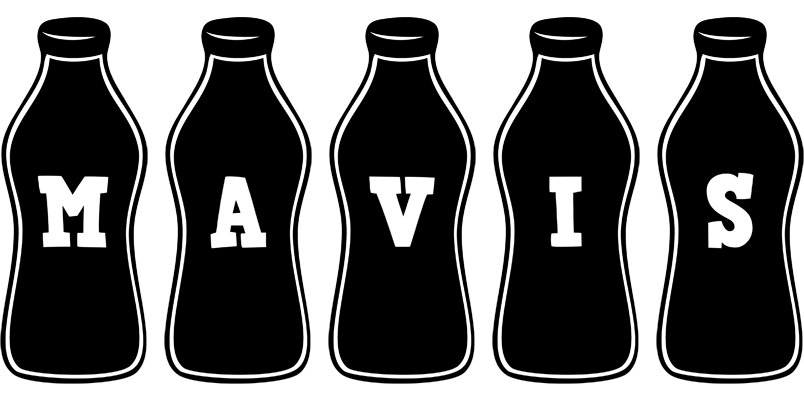 Mavis bottle logo