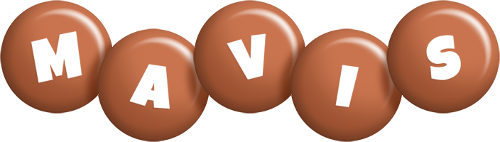 Mavis candy-brown logo