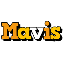 Mavis cartoon logo