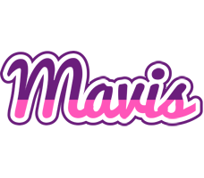 Mavis cheerful logo