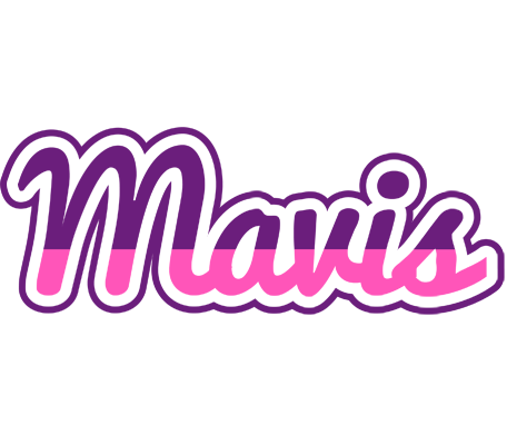 Mavis cheerful logo