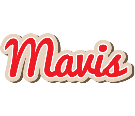 Mavis chocolate logo