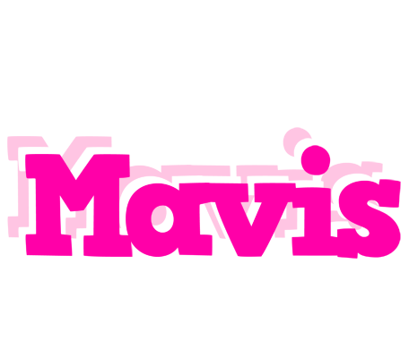 Mavis dancing logo