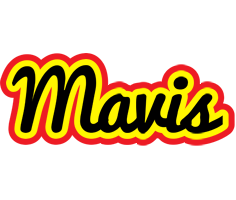 Mavis flaming logo