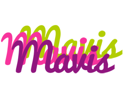 Mavis flowers logo