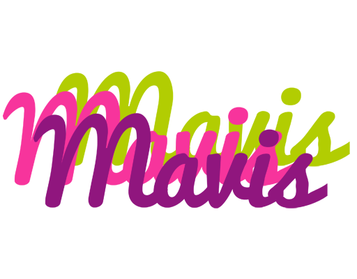 Mavis flowers logo