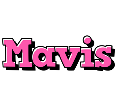 Mavis girlish logo