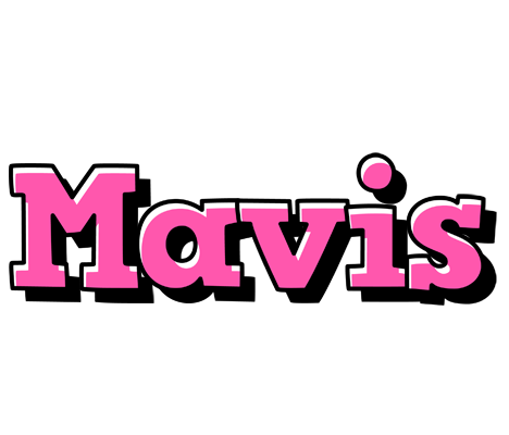 Mavis girlish logo