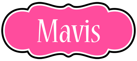 Mavis invitation logo