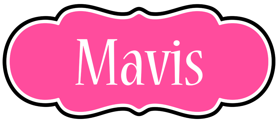 Mavis invitation logo