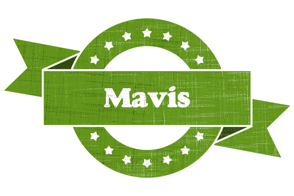 Mavis natural logo
