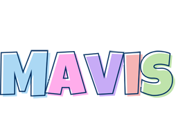 Mavis pastel logo