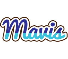 Mavis raining logo