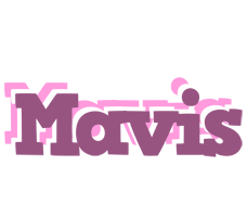 Mavis relaxing logo
