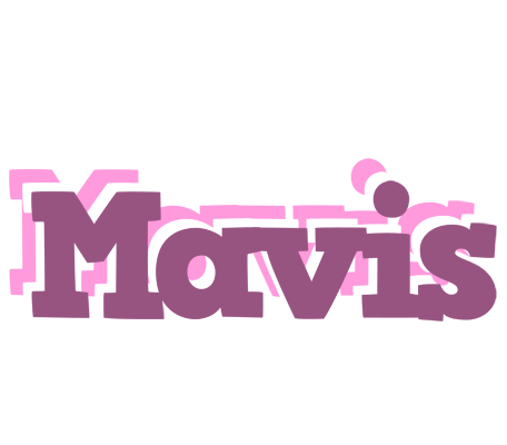 Mavis relaxing logo