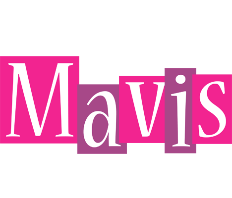 Mavis whine logo