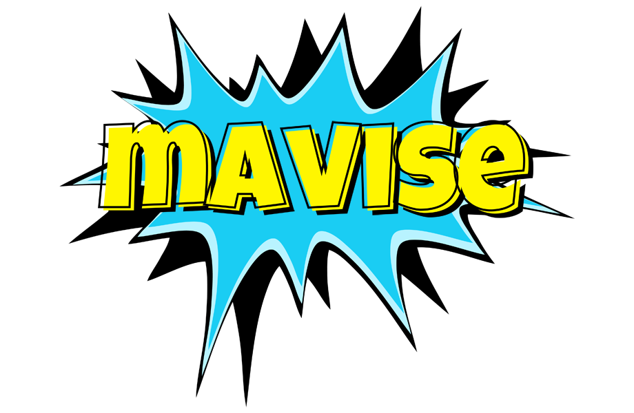 Mavise amazing logo
