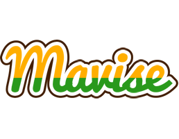 Mavise banana logo