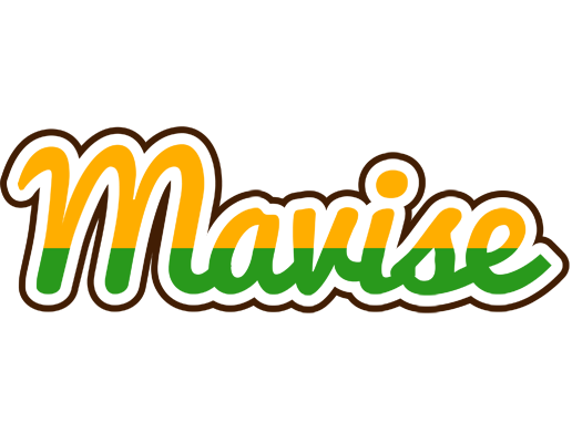 Mavise banana logo