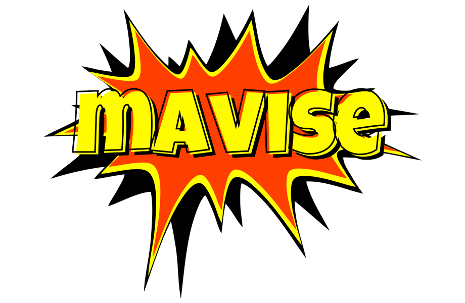 Mavise bazinga logo