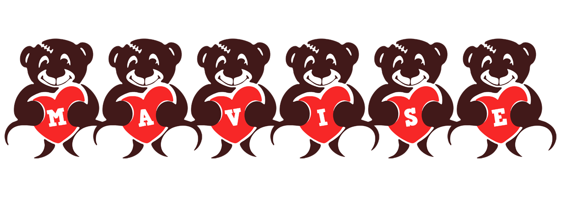 Mavise bear logo