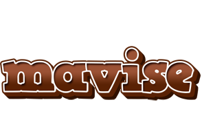 Mavise brownie logo