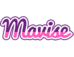 Mavise cheerful logo