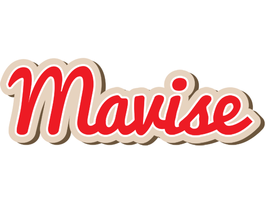 Mavise chocolate logo