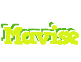 Mavise citrus logo