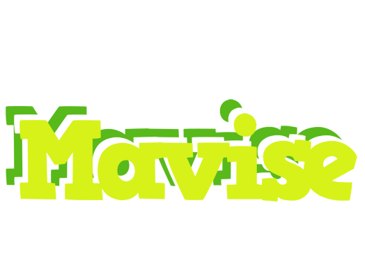 Mavise citrus logo