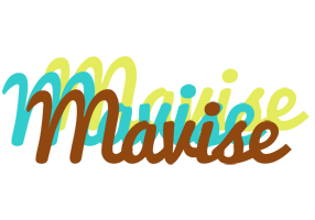 Mavise cupcake logo