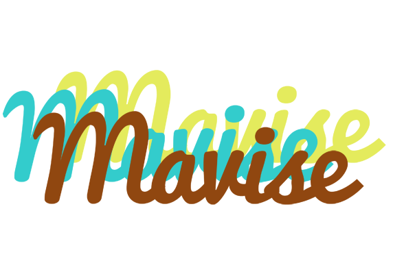 Mavise cupcake logo