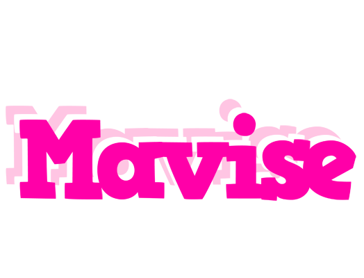 Mavise dancing logo