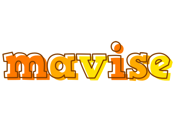 Mavise desert logo