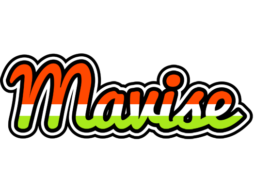 Mavise exotic logo