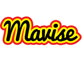 Mavise flaming logo