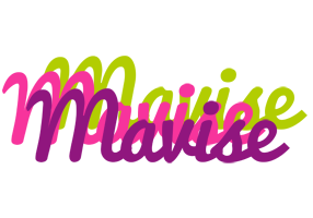 Mavise flowers logo