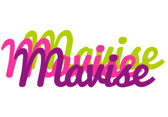 Mavise flowers logo