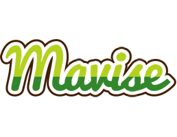 Mavise golfing logo