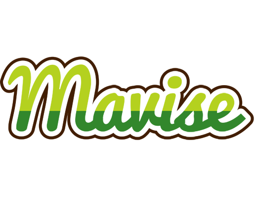 Mavise golfing logo