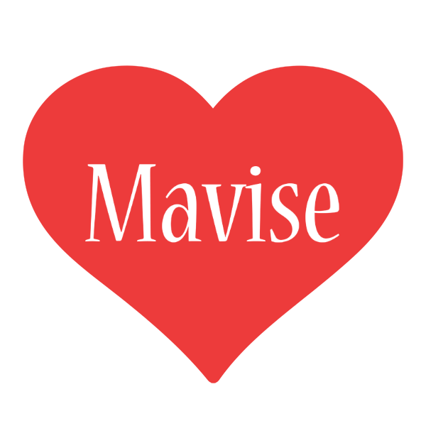 Mavise love logo