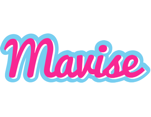 Mavise popstar logo
